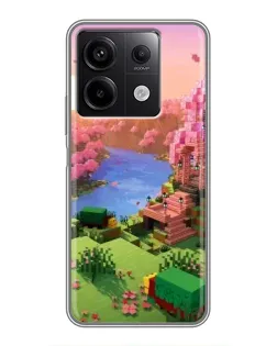 Чехол для Xiaomi Redmi Note 13 (5G) с картинкой «Розовое дерево Minecraft» Чехол для Xiaomi Redmi Note 13 (5G) с картинкой «Розовое дерево Minecraft»