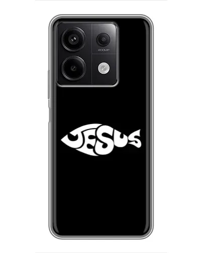 Чехол для Xiaomi Redmi Note 13 (5G) с картинкой «Рыба Jesus» Чехол для Xiaomi Redmi Note 13 (5G) с картинкой «Рыба Jesus»