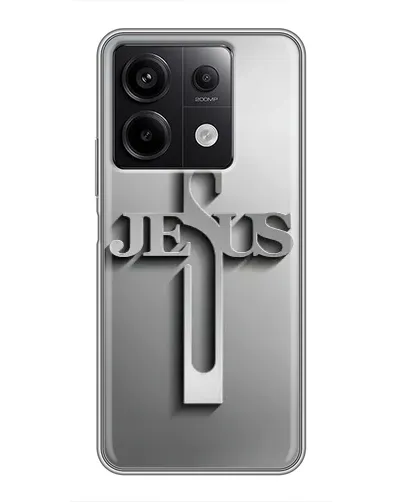Чехол для Xiaomi Redmi Note 13 (5G) с картинкой «Металлический крест Jesus» Чехол для Xiaomi Redmi Note 13 (5G) с картинкой «Металлический крест Jesus»