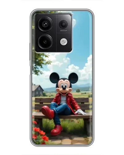 Чохол для Xiaomi Redmi Note 13 (5G) з картинкою «Міккі на лавці»
