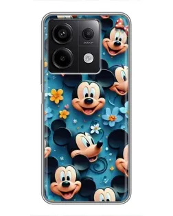 Чохол для Xiaomi Redmi Note 13 (5G) з картинкою «Паттерн Міккі та Мінні»