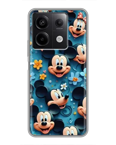 Чохол для Xiaomi Redmi Note 13 (5G) з картинкою «Паттерн Міккі та Мінні»