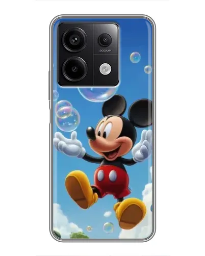 Чохол для Xiaomi Redmi Note 13 (5G) з картинкою «Mickey та мильні бульбашки»