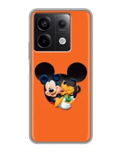Чохол для Xiaomi Redmi Note 13 (5G) з картинкою «Серце Міккі Мінні»