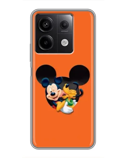 Чохол для Xiaomi Redmi Note 13 (5G) з картинкою «Серце Міккі Мінні»