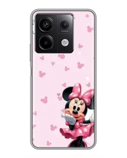 Чохол для Xiaomi Redmi Note 13 (5G) з картинкою «Мінні Маус та сердечка»