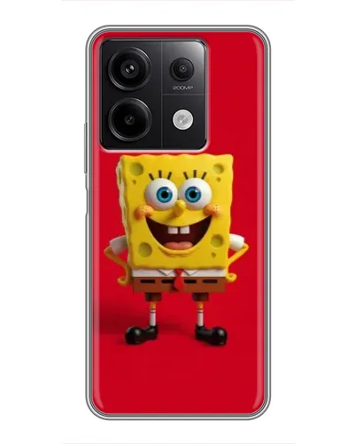 Чехол для Xiaomi Redmi Note 13 (5G) с картинкой «Спанч Боб на красном» Чехол для Xiaomi Redmi Note 13 (5G) с картинкой «Спанч Боб на красном»
