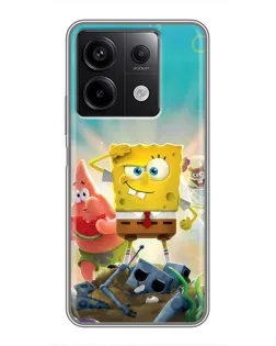 Чехол для Xiaomi Redmi Note 13 (5G) с картинкой «Спанч Боб победитель» Чехол для Xiaomi Redmi Note 13 (5G) с картинкой «Спанч Боб победитель»