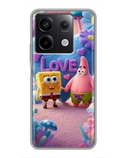 Чехол для Xiaomi Redmi Note 13 (5G) с картинкой «Губка Боб Патрик» Чехол для Xiaomi Redmi Note 13 (5G) с картинкой «Губка Боб Патрик»