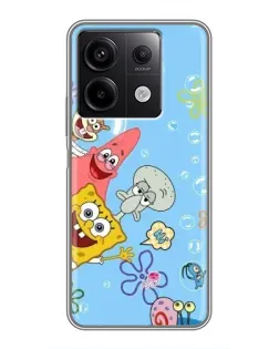 Чехол для Xiaomi Redmi Note 13 (5G) с картинкой «Веселые пузырьки» Чехол для Xiaomi Redmi Note 13 (5G) с картинкой «Веселые пузырьки»
