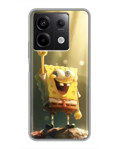 Чехол для Xiaomi Redmi Note 13 (5G) с картинкой «Сияющий Спанч Боб» Чехол для Xiaomi Redmi Note 13 (5G) с картинкой «Сияющий Спанч Боб»