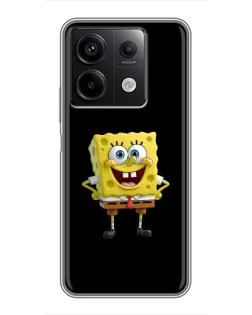 Чехол для Xiaomi Redmi Note 13 (5G) с картинкой «Классический Губка Боб» Чехол для Xiaomi Redmi Note 13 (5G) с картинкой «Классический Губка Боб»