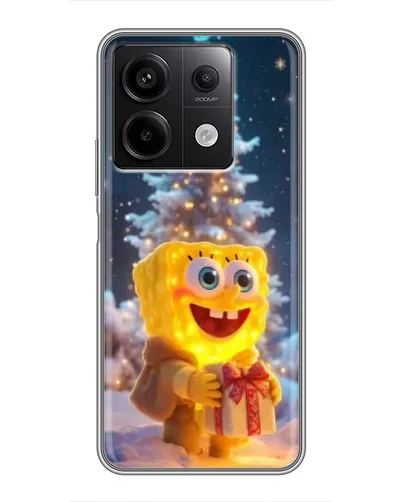Чехол для Xiaomi Redmi Note 13 (5G) с картинкой «Рождественский Спанч Боб» Чехол для Xiaomi Redmi Note 13 (5G) с картинкой «Рождественский Спанч Боб»