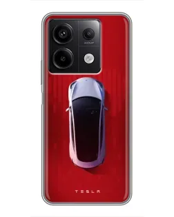 Чохол для Xiaomi Redmi Note 13 (5G) з картинкою «Tesla Top View»