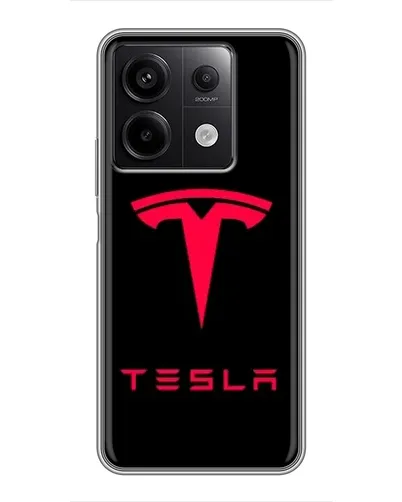 Чехол для Xiaomi Redmi Note 13 (5G) с картинкой «Tesla Red Logo» Чехол для Xiaomi Redmi Note 13 (5G) с картинкой «Tesla Red Logo»