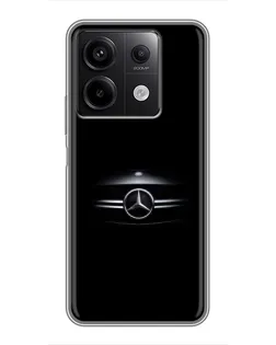 Чохол для Xiaomi Redmi Note 13 (5G) з картинкою «Mercedes — абстрактні лінії»