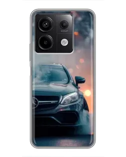 Чохол для Xiaomi Redmi Note 13 (5G) з картинкою «Mercedes — нічне місто»