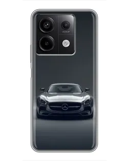 Чехол для Xiaomi Redmi Note 13 (5G) с картинкой «Mercedes на черном» Чехол для Xiaomi Redmi Note 13 (5G) с картинкой «Mercedes на черном»