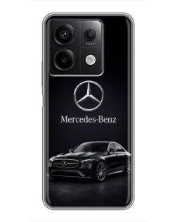 Чехол для Xiaomi Redmi Note 13 (5G) с картинкой «Mercedes — решетка радиатора» Чехол для Xiaomi Redmi Note 13 (5G) с картинкой «Mercedes — решетка радиатора»