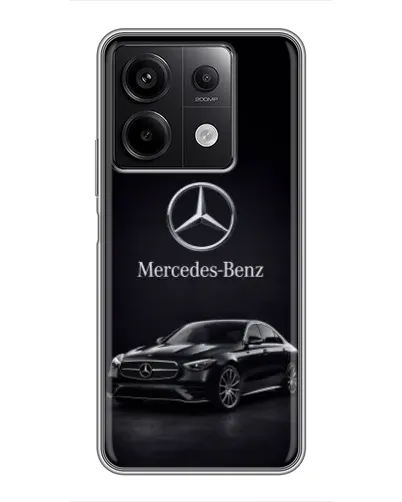 Чохол для Xiaomi Redmi Note 13 (5G) з картинкою «Mercedes — решітка радіатора» Чохол для Xiaomi Redmi Note 13 (5G) з картинкою «Mercedes — решітка радіатора»