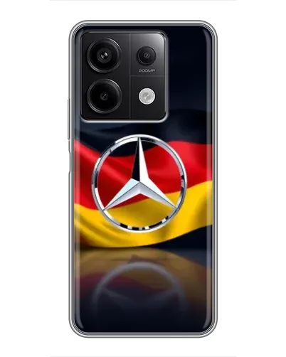 Чохол для Xiaomi Redmi Note 13 (5G) з картинкою «Mercedes — прапор Німеччини» Чохол для Xiaomi Redmi Note 13 (5G) з картинкою «Mercedes — прапор Німеччини»