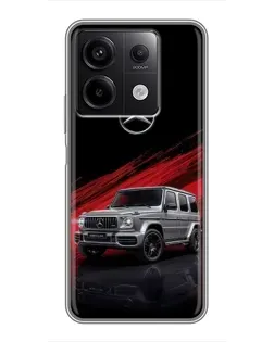 Чехол для Xiaomi Redmi Note 13 (5G) с картинкой «Mercedes G-Class красный» Чехол для Xiaomi Redmi Note 13 (5G) с картинкой «Mercedes G-Class красный»