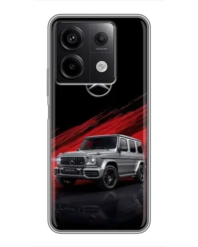 Чохол для Xiaomi Redmi Note 13 (5G) з картинкою «Mercedes G-Class червоний» Чохол для Xiaomi Redmi Note 13 (5G) з картинкою «Mercedes G-Class червоний»