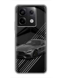 Чехол для Xiaomi Redmi Note 13 (5G) с картинкой «Mercedes AMG — графика» Чехол для Xiaomi Redmi Note 13 (5G) с картинкой «Mercedes AMG — графика»