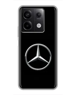 Чехол для Xiaomi Redmi Note 13 (5G) с картинкой «Mercedes классический лого» Чехол для Xiaomi Redmi Note 13 (5G) с картинкой «Mercedes классический лого»