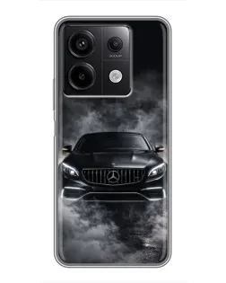 Чехол для Xiaomi Redmi Note 13 (5G) с картинкой «Mercedes в дыму» Чехол для Xiaomi Redmi Note 13 (5G) с картинкой «Mercedes в дыму»