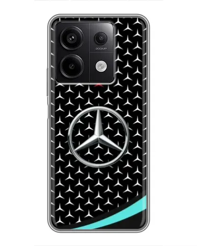 Чохол для Xiaomi Redmi Note 13 (5G) з картинкою «Mercedes — бірюзовий акцент» Чохол для Xiaomi Redmi Note 13 (5G) з картинкою «Mercedes — бірюзовий акцент»
