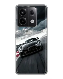 Чехол для Xiaomi Redmi Note 13 (5G) с картинкой «Гоночный Mercedes AMG» Чехол для Xiaomi Redmi Note 13 (5G) с картинкой «Гоночный Mercedes AMG»
