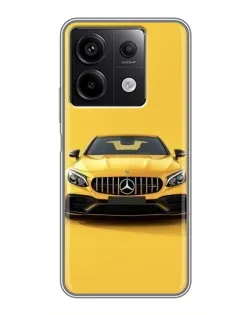Чехол для Xiaomi Redmi Note 13 (5G) с картинкой «Желтый Mercedes GT» Чехол для Xiaomi Redmi Note 13 (5G) с картинкой «Желтый Mercedes GT»