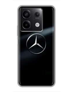 Чехол для Xiaomi Redmi Note 13 (5G) с картинкой «Mercedes на металле» Чехол для Xiaomi Redmi Note 13 (5G) с картинкой «Mercedes на металле»