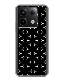 Чехол для Xiaomi Redmi Note 13 (5G) с картинкой «Mercedes паттерн звезд» Чехол для Xiaomi Redmi Note 13 (5G) с картинкой «Mercedes паттерн звезд»