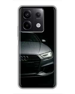 Чехол для Xiaomi Redmi Note 13 (5G) с картинкой «Audi — детализация кузова»