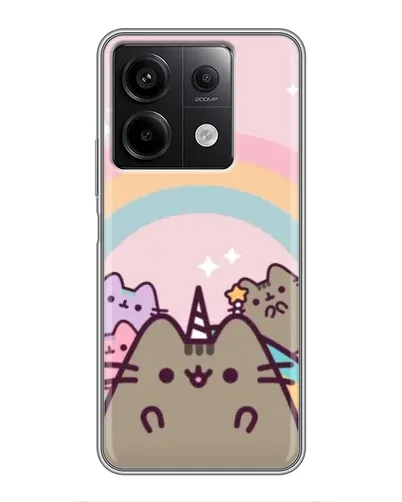 Чехол для Xiaomi Redmi Note 13 (5G) с картинкой «Единорог Pusheen»
