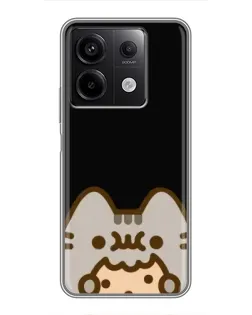 Чехол для Xiaomi Redmi Note 13 (5G) с картинкой «Пушин на черном» Чехол для Xiaomi Redmi Note 13 (5G) с картинкой «Пушин на черном»