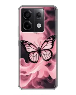 Чехол для Xiaomi Redmi Note 13 (5G) с картинкой «Бабочка в дыму» Чехол для Xiaomi Redmi Note 13 (5G) с картинкой «Бабочка в дыму»