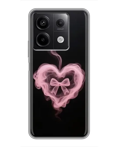 Чехол для Xiaomi Redmi Note 13 (5G) с картинкой «Дымчатое сердце»