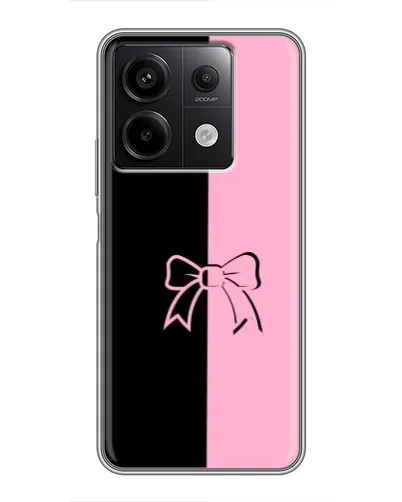 Чехол для Xiaomi Redmi Note 13 (5G) с картинкой «Половинки банта»