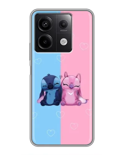 Чехол для Xiaomi Redmi Note 13 (5G) с картинкой «Stitch и Angel Love» Чехол для Xiaomi Redmi Note 13 (5G) с картинкой «Stitch и Angel Love»