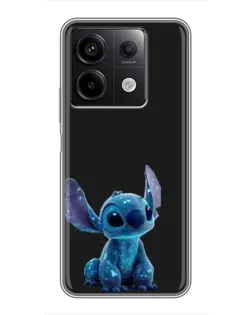 Чехол для Xiaomi Redmi Note 13 (5G) с картинкой «Стич на черном» Чехол для Xiaomi Redmi Note 13 (5G) с картинкой «Стич на черном»