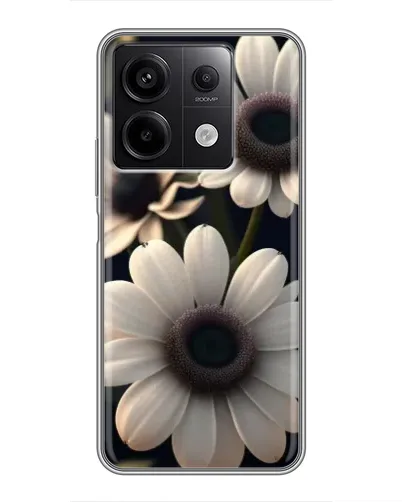 Чехол для Xiaomi Redmi Note 13 (5G) с картинкой «Белые маргаритки макро»