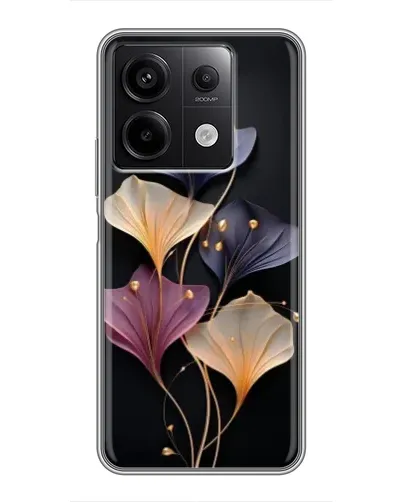 Чехол для Xiaomi Redmi Note 13 (5G) с картинкой «Лиловые цветы грации»