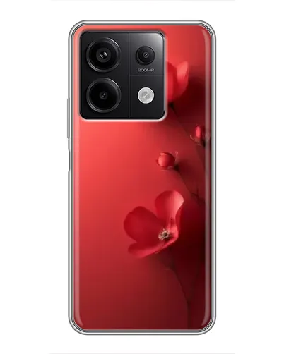 Чехол для Xiaomi Redmi Note 13 (5G) с картинкой «Маковые соцветия»