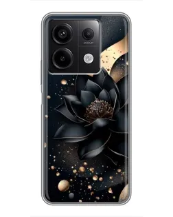 Чехол для Xiaomi Redmi Note 13 (5G) с картинкой «Черный лотос»