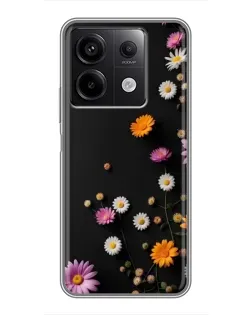 Чехол для Xiaomi Redmi Note 13 (5G) с картинкой «Цветочная композиция»