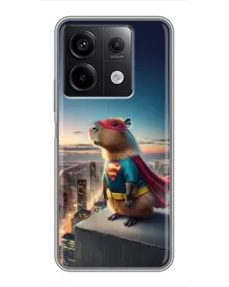 Чохол для Xiaomi Redmi Note 13 (5G) з картинкою «Капі-мен супергерой»