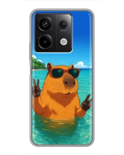 Чохол для Xiaomi Redmi Note 13 (5G) з картинкою «Морська капібара» Чохол для Xiaomi Redmi Note 13 (5G) з картинкою «Морська капібара»